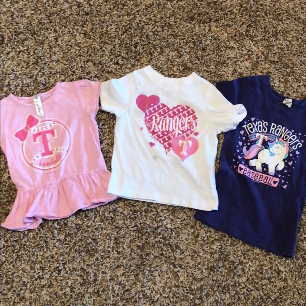 Texas Rangers tees